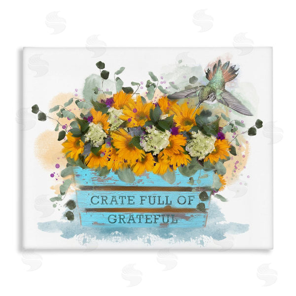 stupell industries Matthew Piotrowicz | Crate Full Of Grateful Wall Art