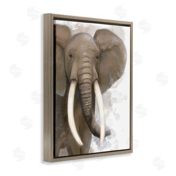 Stupell Industries Matthew Piotrowicz | Elephant & Modern Splash Wall Art