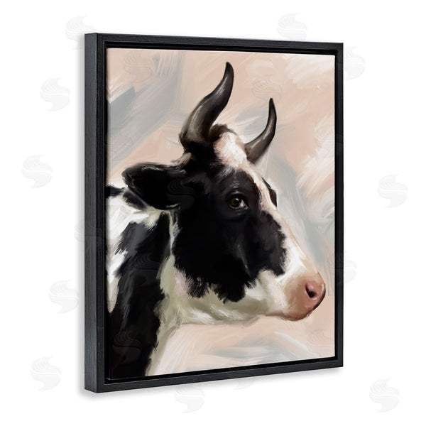 Stupell Industries Matthew Piotrowicz | Farm Cow With Horns Wall Art