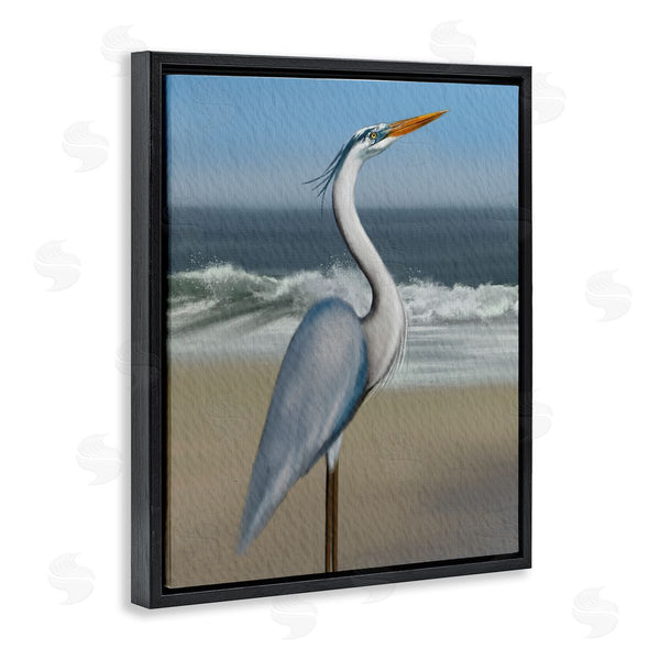 Stupell Industries Matthew Piotrowicz | Flag Coastal Blue Heron