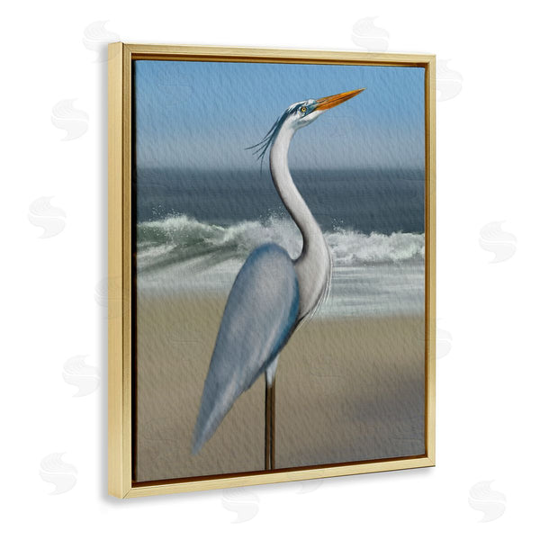Stupell Industries Matthew Piotrowicz | Flag Coastal Blue Heron