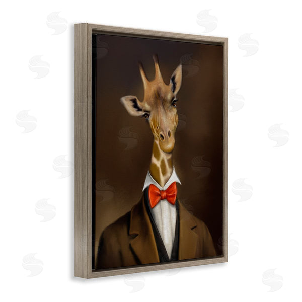 Stupell Industries Matthew Piotrowicz | Gentleman Giraffe Bowtie
