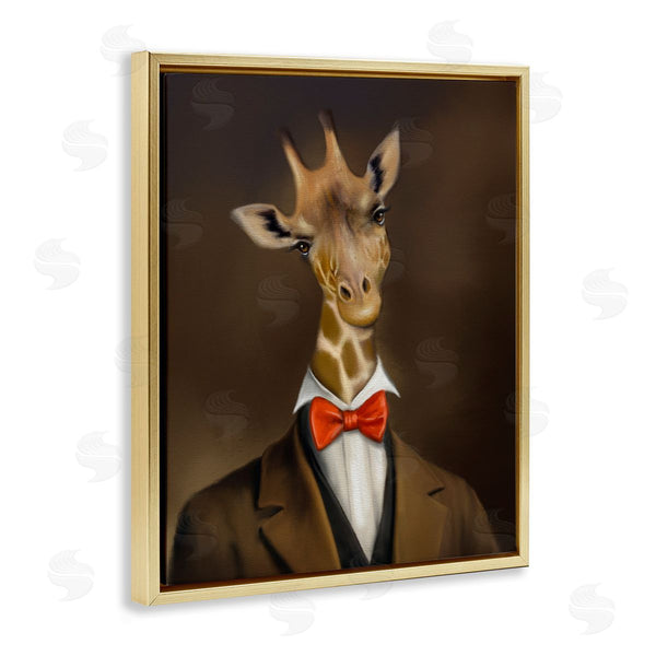 Stupell Industries Matthew Piotrowicz | Gentleman Giraffe Bowtie