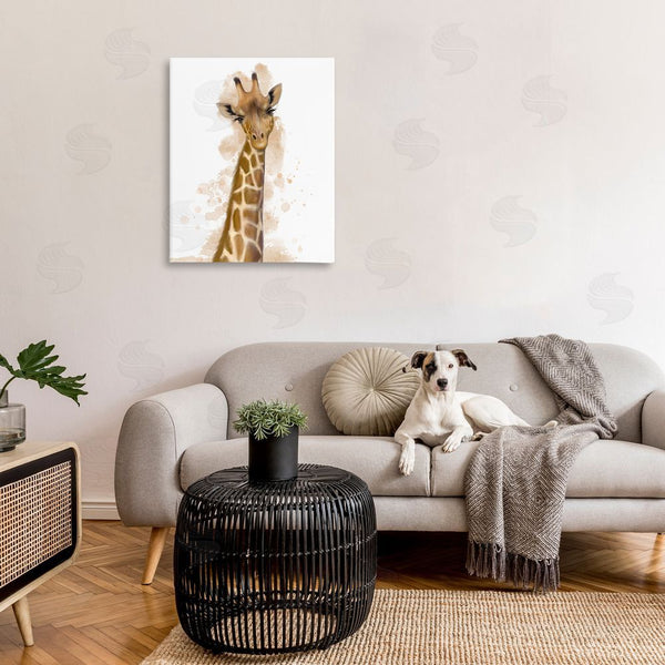 Stupell Industries Matthew Piotrowicz | Giraffe & Modern Splash Wall Art