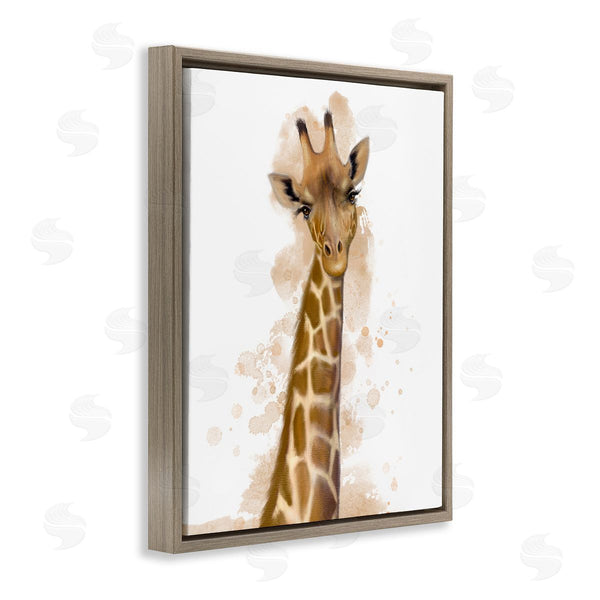 Stupell Industries Matthew Piotrowicz | Giraffe & Modern Splash Wall Art