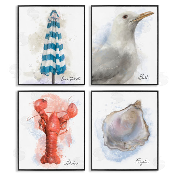 Stupell Industries Matthew Piotrowicz | Honeybloom Coastal Beach Creatures Wall Art