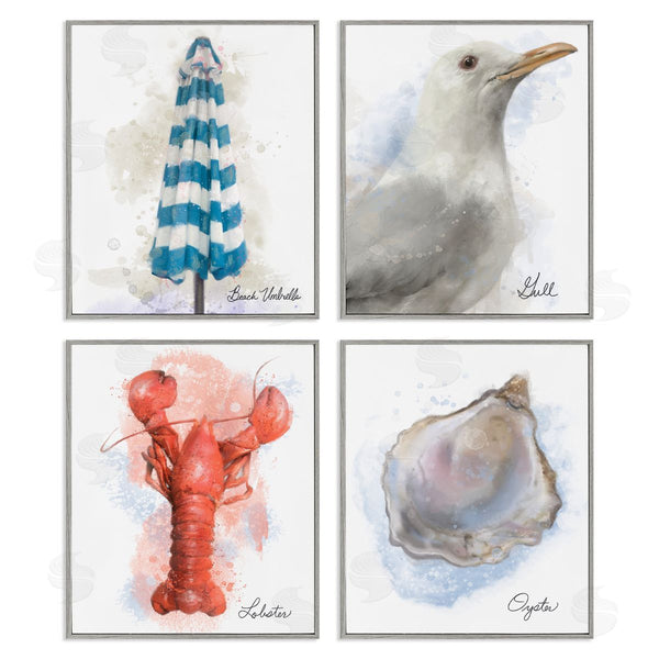 Stupell Industries Matthew Piotrowicz | Honeybloom Coastal Beach Creatures Wall Art
