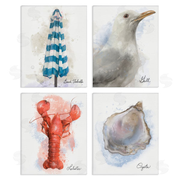 stupell industries Matthew Piotrowicz | Honeybloom Coastal Beach Creatures Wall Art