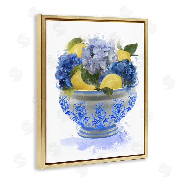 Stupell Industries Matthew Piotrowicz | Hydrangea & Lemon Bowl
