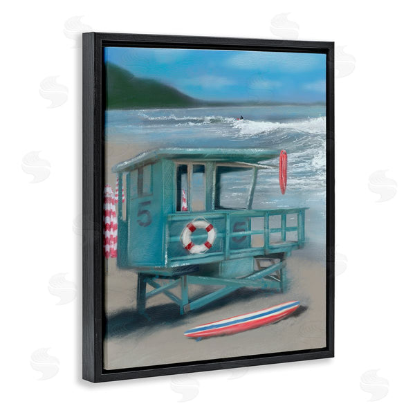 Stupell Industries Matthew Piotrowicz | Lifeguard Stand On Shore