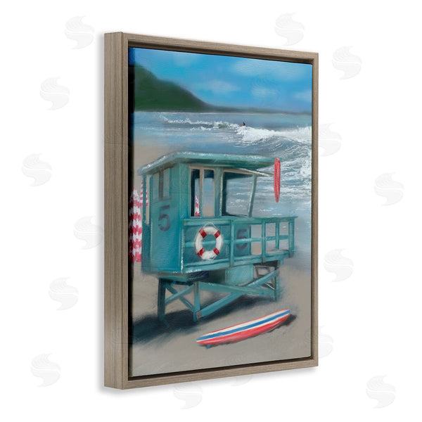 Stupell Industries Matthew Piotrowicz | Lifeguard Stand On Shore