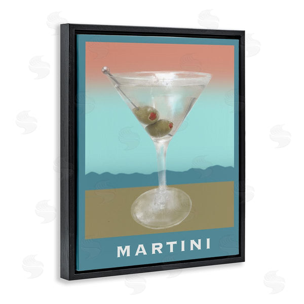 Stupell Industries Matthew Piotrowicz | Martini Over Muted Tones