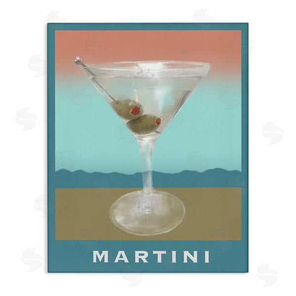 stupell industries Matthew Piotrowicz | Martini over Muted Tones