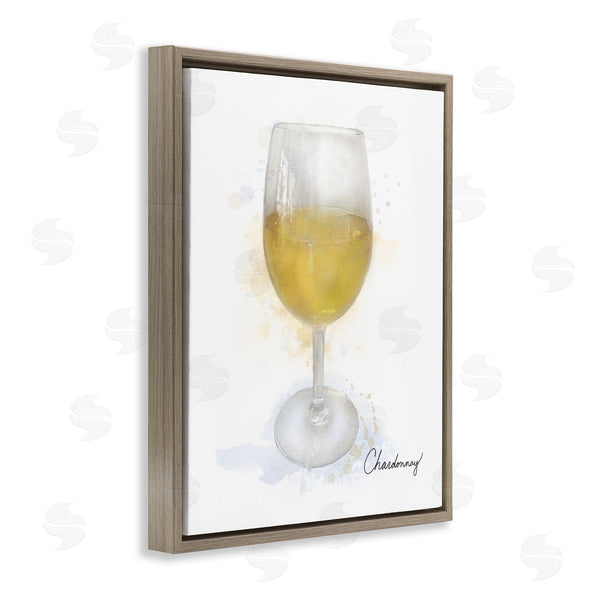 Stupell Industries Matthew Piotrowicz | Modern Chardonnay In Glass