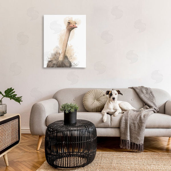 Stupell Industries Matthew Piotrowicz | Ostrich & Modern Splatter Wall Art