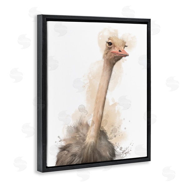 Stupell Industries Matthew Piotrowicz | Ostrich & Modern Splatter Wall Art