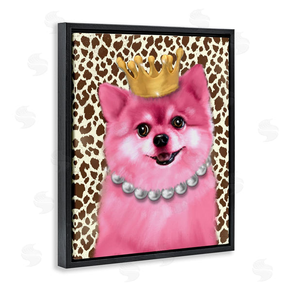 Stupell Industries Matthew Piotrowicz | Pink Royal Pomeranian Wall Art