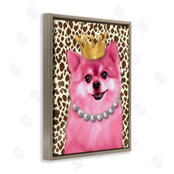Stupell Industries Matthew Piotrowicz | Pink Royal Pomeranian Wall Art