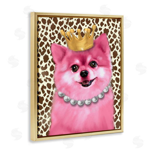 Stupell Industries Matthew Piotrowicz | Pink Royal Pomeranian Wall Art
