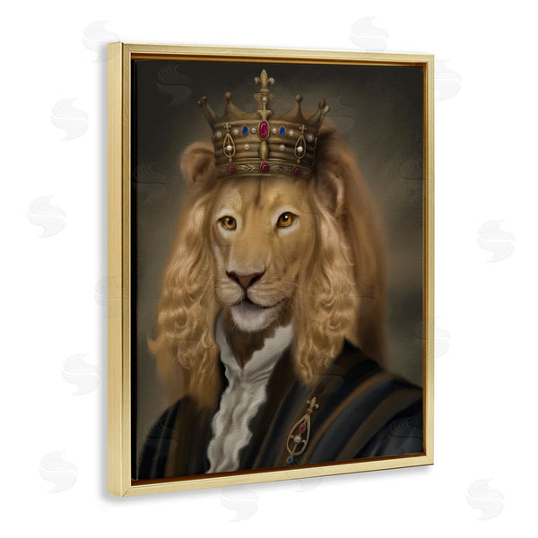 Stupell Industries Matthew Piotrowicz | Royal King Lion