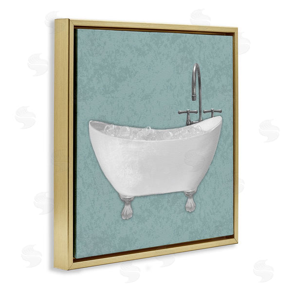 Stupell Industries Matthew Piotrowicz | Simple Bubble Bath Over Blue