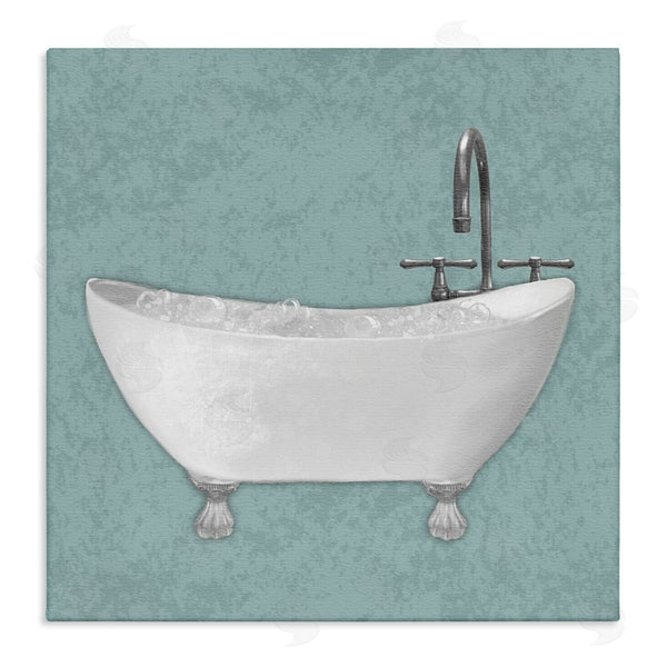 stupell industries Matthew Piotrowicz | Simple Bubble Bath over Blue