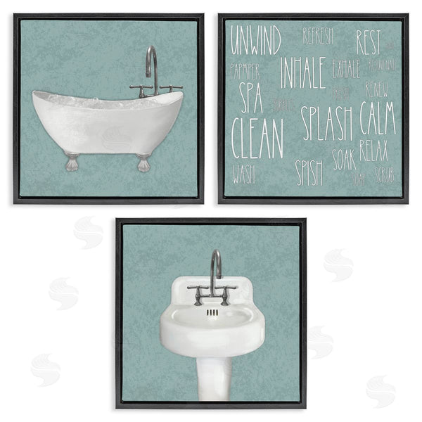 Stupell Industries Matthew Piotrowicz | Simple Bubble Bath Typography
