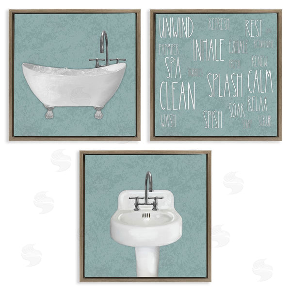 Stupell Industries Matthew Piotrowicz | Simple Bubble Bath Typography