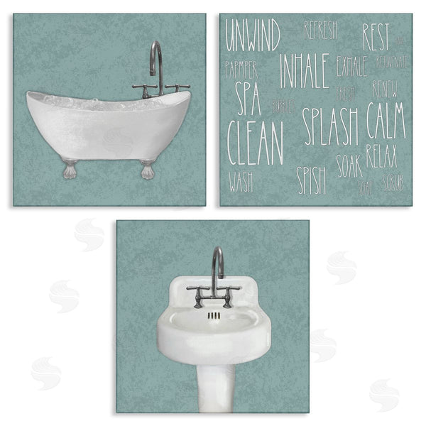 stupell industries Matthew Piotrowicz | Simple Bubble Bath Typography