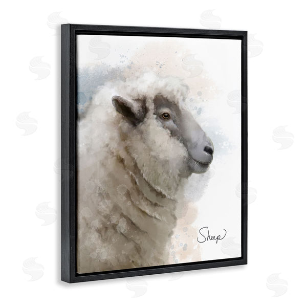 Stupell Industries Matthew Piotrowicz | Smiling Farm Sheep Wall Art