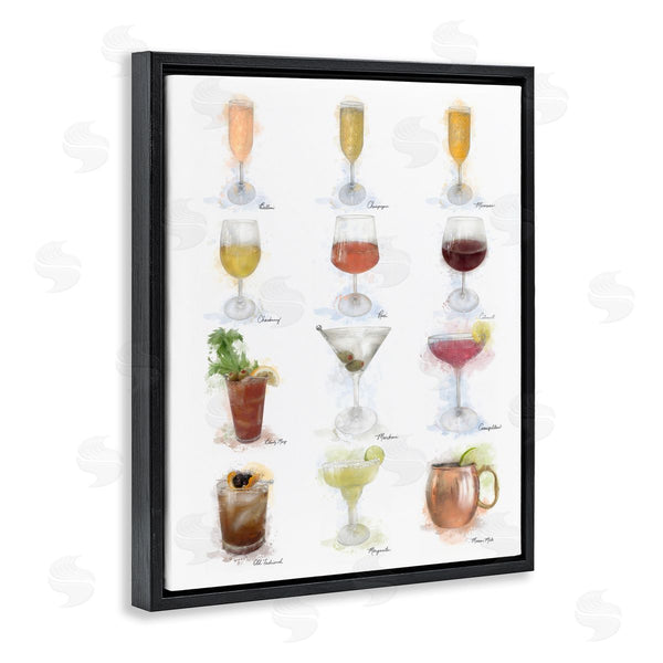 Stupell Industries Matthew Piotrowicz | Soft Artisanal Cocktails Menu