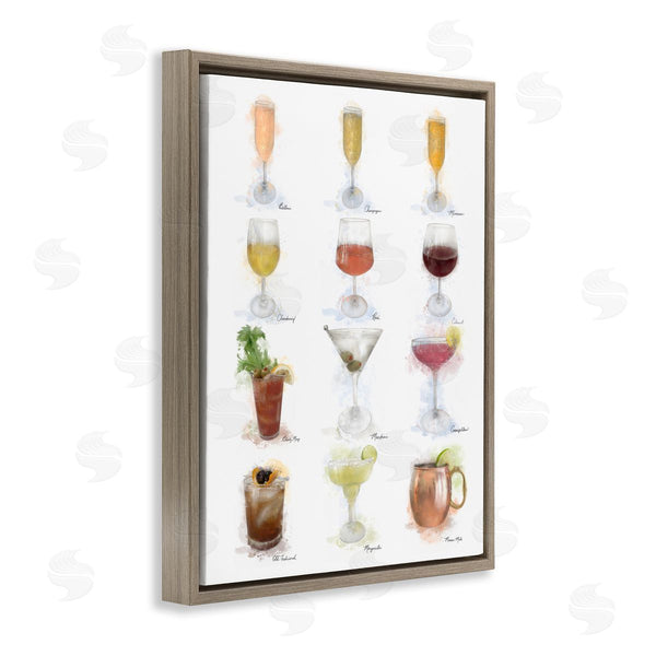 Stupell Industries Matthew Piotrowicz | Soft Artisanal Cocktails Menu