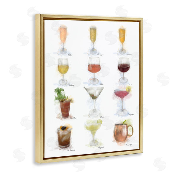 Stupell Industries Matthew Piotrowicz | Soft Artisanal Cocktails Menu