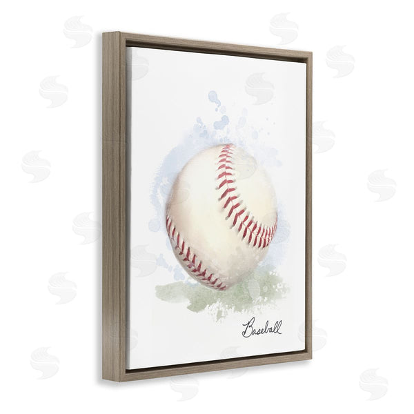 Stupell Industries Matthew Piotrowicz | Soft Pastel Baseball Wall Art