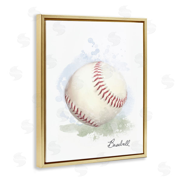 Stupell Industries Matthew Piotrowicz | Soft Pastel Baseball Wall Art
