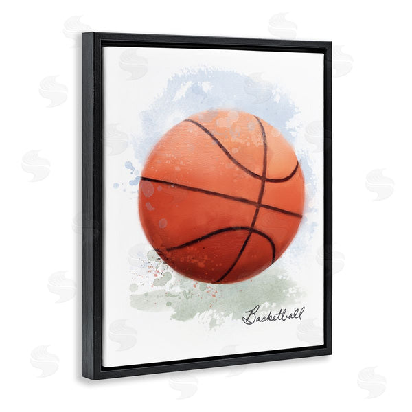 Stupell Industries Matthew Piotrowicz | Soft Pastel Basketball Wall Art