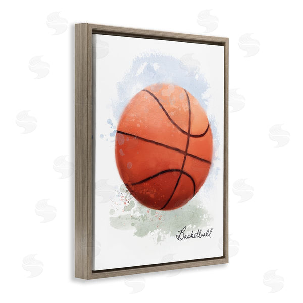 Stupell Industries Matthew Piotrowicz | Soft Pastel Basketball Wall Art