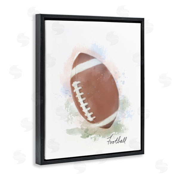 Stupell Industries Matthew Piotrowicz | Soft Pastel Football Wall Art
