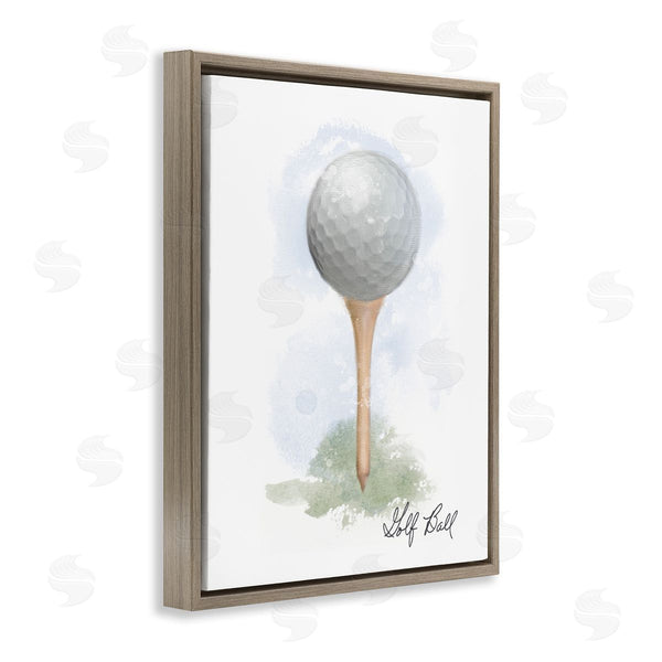 Stupell Industries Matthew Piotrowicz | Soft Pastel Golf On Tee Wall Art