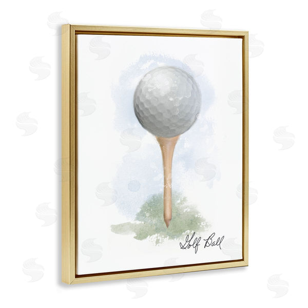 Stupell Industries Matthew Piotrowicz | Soft Pastel Golf On Tee Wall Art