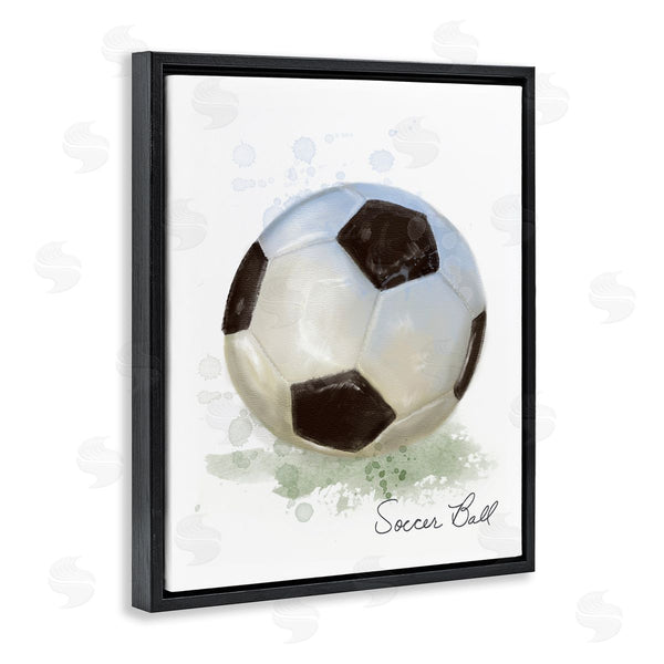 Stupell Industries Matthew Piotrowicz | Soft Pastel Soccer Ball Wall Art