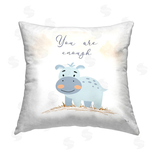stupell industries Matthew Piotrowicz | Uplifting Nursery Cow Printed Throw Pillow