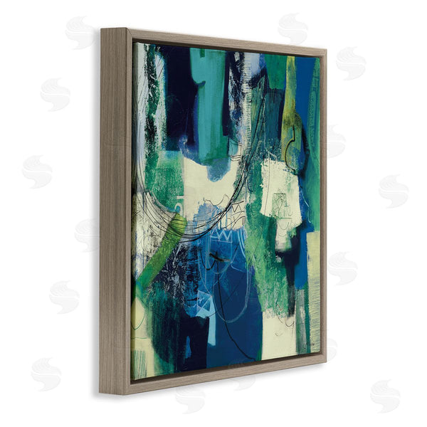 Stupell Industries Maurizio Piovan | Essenza Cool Tone Abstract