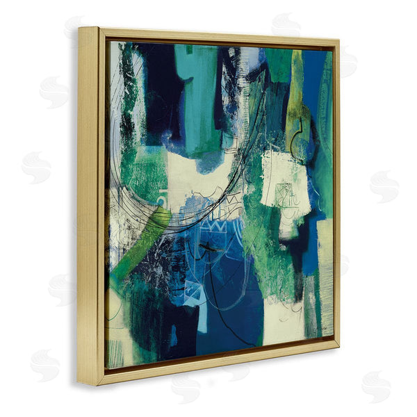 Stupell Industries Maurizio Piovan | Essenza Cool Tone Abstract