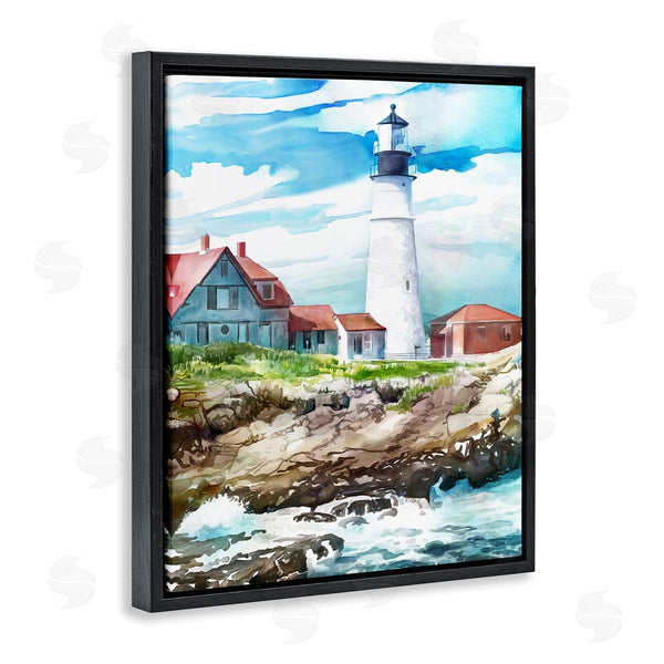 Stupell Industries Mauro Devereaux | Cape Cod Lighthouse Shore