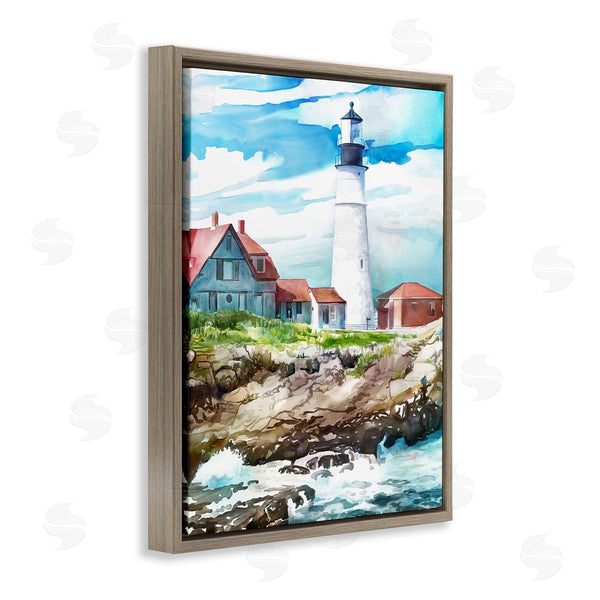 Stupell Industries Mauro Devereaux | Cape Cod Lighthouse Shore