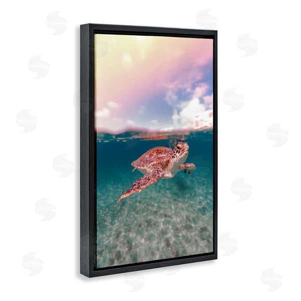 Stupell Industries Max Blakesberg Studios | Above & Below Sea Turtle Wall Art