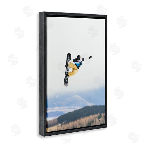Stupell Industries Max Blakesberg Studios | Catching Air Snowboarder