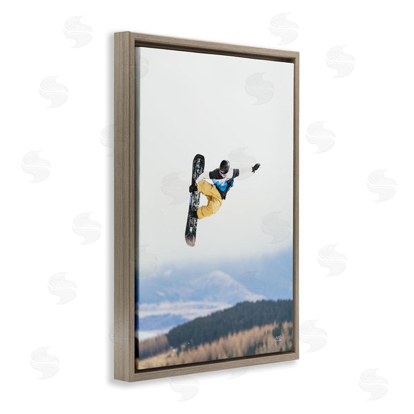 Stupell Industries Max Blakesberg Studios | Catching Air Snowboarder
