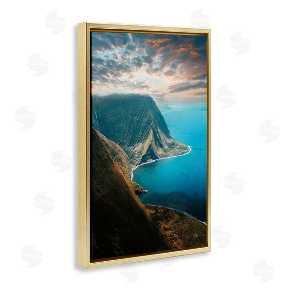 Stupell Industries Max Blakesberg Studios | Hawaiian Coast Cliffs